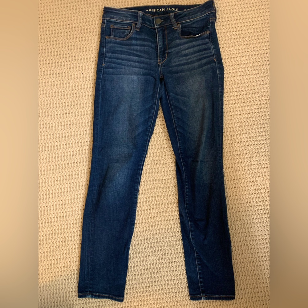American eagle skinny jeans, size 8